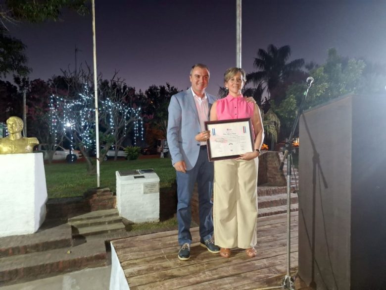 Paola Ocampo, la primera mujer en asumir como presidente comunal de Saladero Cabal