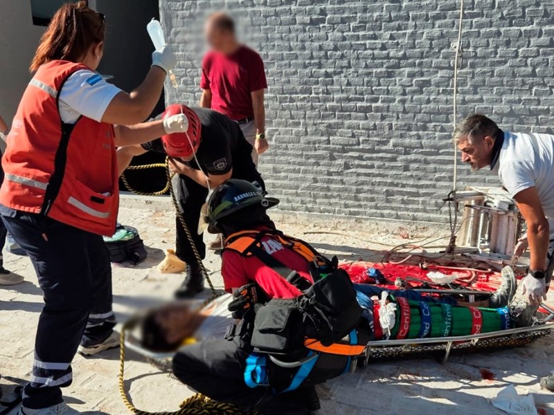 Rafaela: un joven cayó de una gran altura y sufrió múltiples lesiones