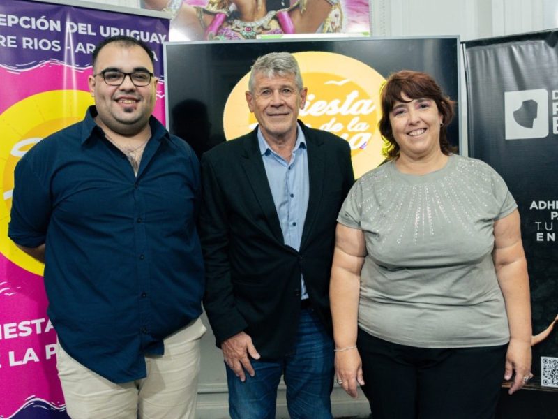 Presentaron la 37ª edición de la Fiesta Nacional de la Playa de Río