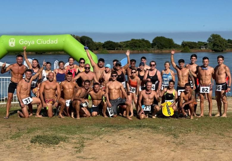 Reconquista se adueñó de las primeras posiciones en la competencia de aguas abiertas en Goya