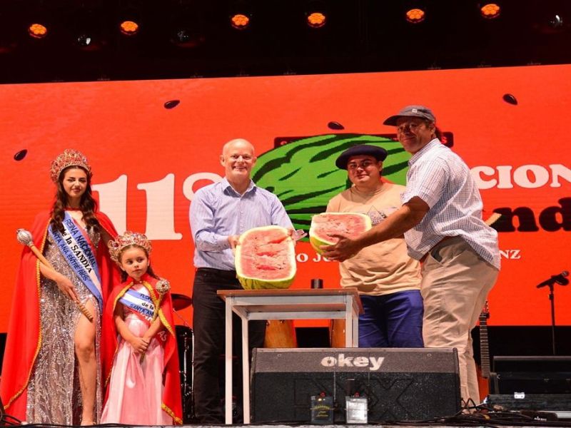 Positivo saldo en la Fiesta de la Sandía de Santa Ana