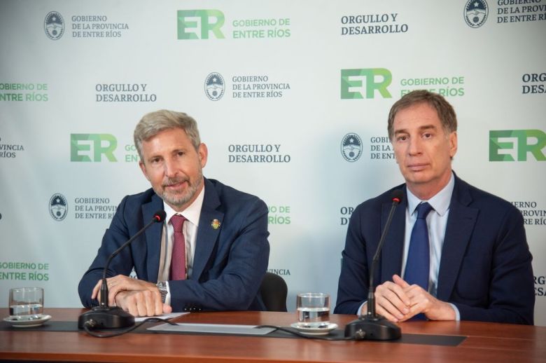 Frigerio recibió a Santilli y ratificó el acompañamiento a las reformas que impulsa Nación
