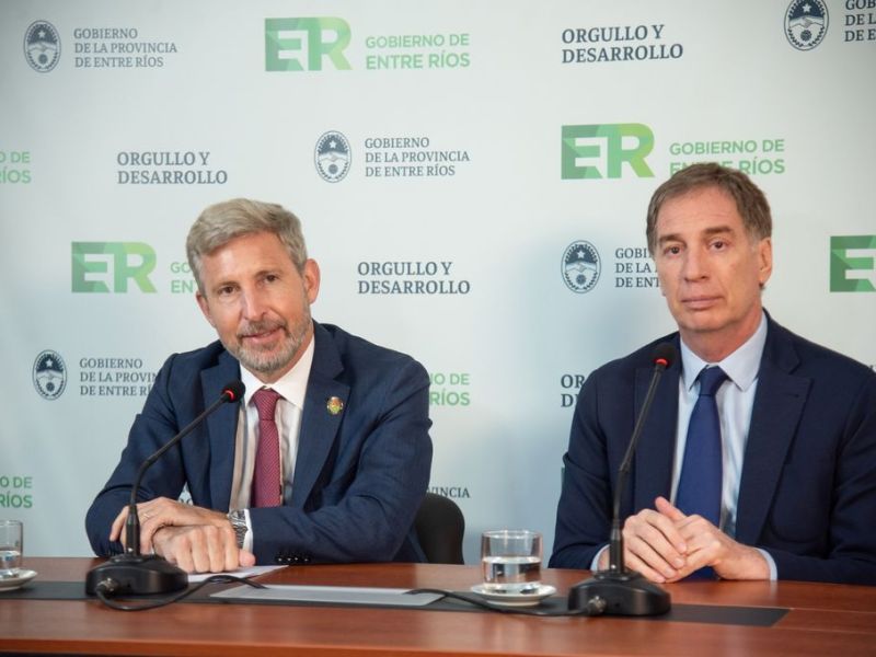 Frigerio recibió a Santilli y ratificó el acompañamiento a las reformas que impulsa Nación