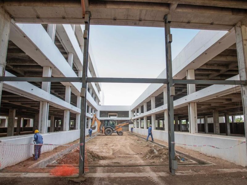 Se reinician las obras del Hospital Regional Sur de Rosario