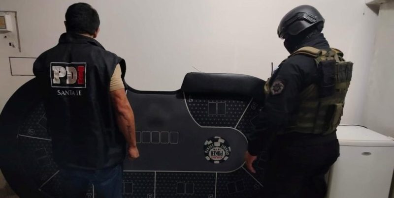 Desbarataron una casa de apuestas ilegales en Santa Fe: ocho aprehendidos, drogas, fichas y dinero en efectivo