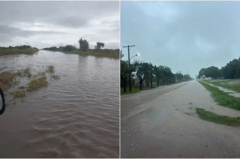 Las lluvias provocaron anegamientos y corte de ruta en el noroeste santafesino