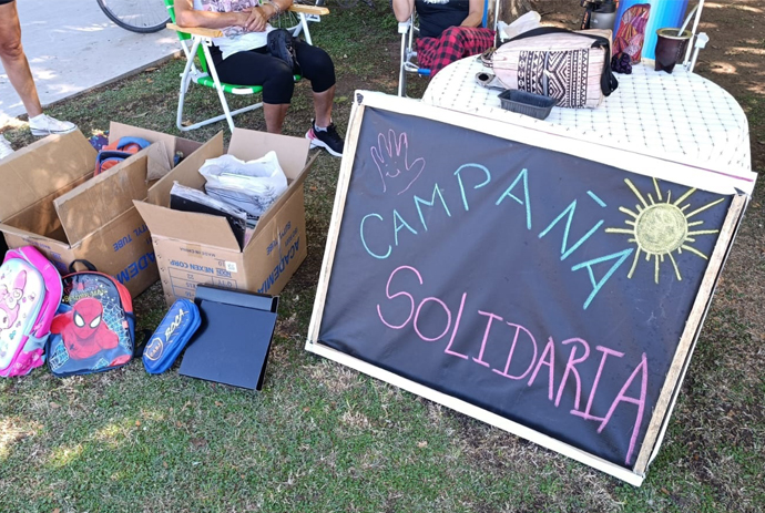 Ni un alumno sin sus materiales: la campaña que moviliza a Sastre