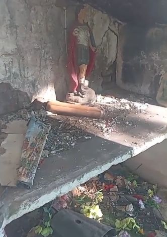 San Cristóbal: destrozaron una Capilla de San Cayetano que tiene más de 60 años