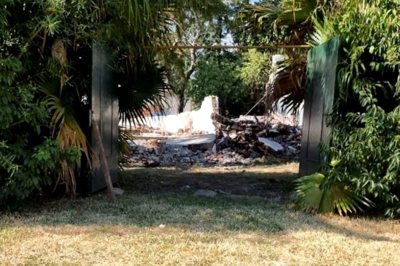 Polémica por la demolición de una casa histórica en Concordia