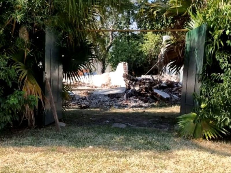 Polémica por la demolición de una casa histórica en Concordia