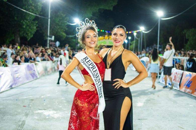 Exreina del carnaval de Gualeguaychú fue jurado en los corsos de Victoria