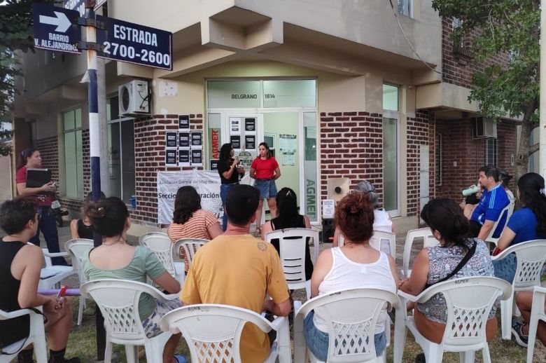Agmer Chajarí realiza asambleas y anticiparon que se reunirán cada semana
