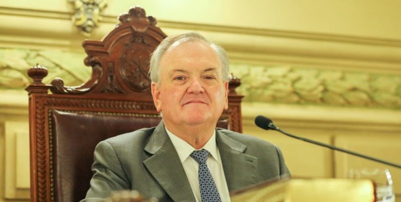 Michlig fue reelecto presidente provisional del Senado de Santa Fe