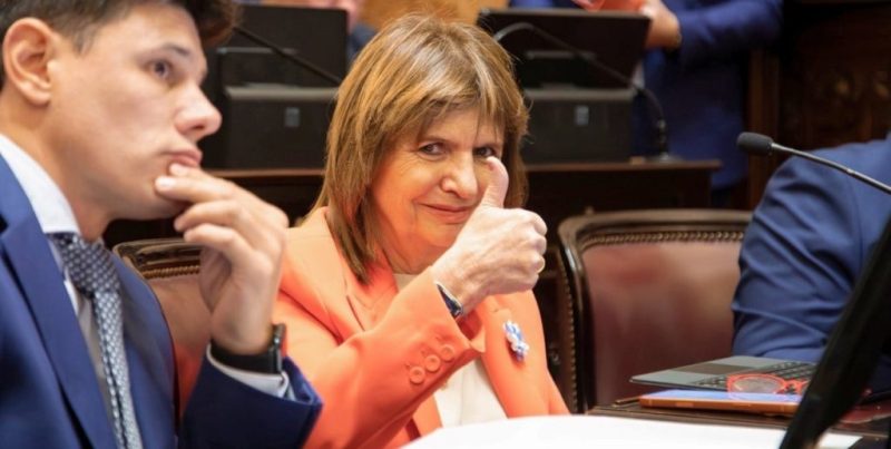 Patricia Bullrich celebró con un particular video la media sanción de la reforma laboral