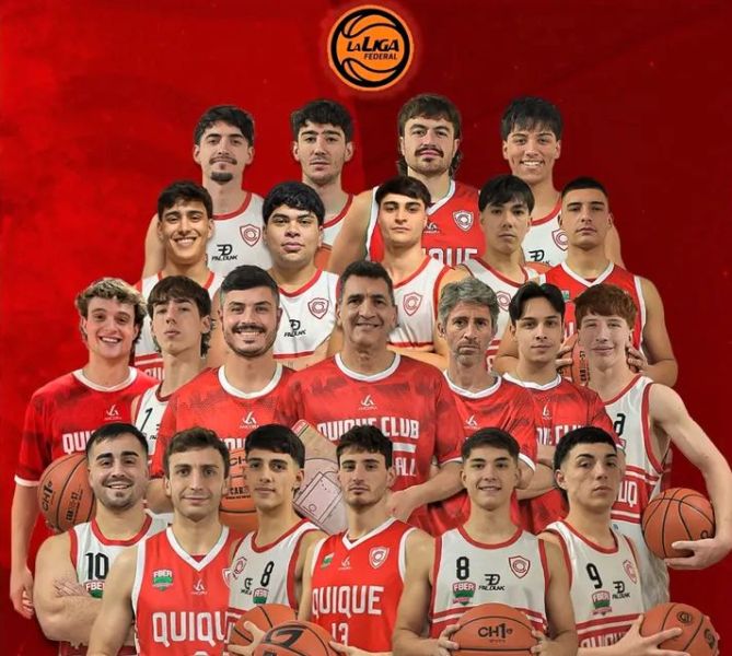 Quique se prepara para el Torneo Federal de básquet