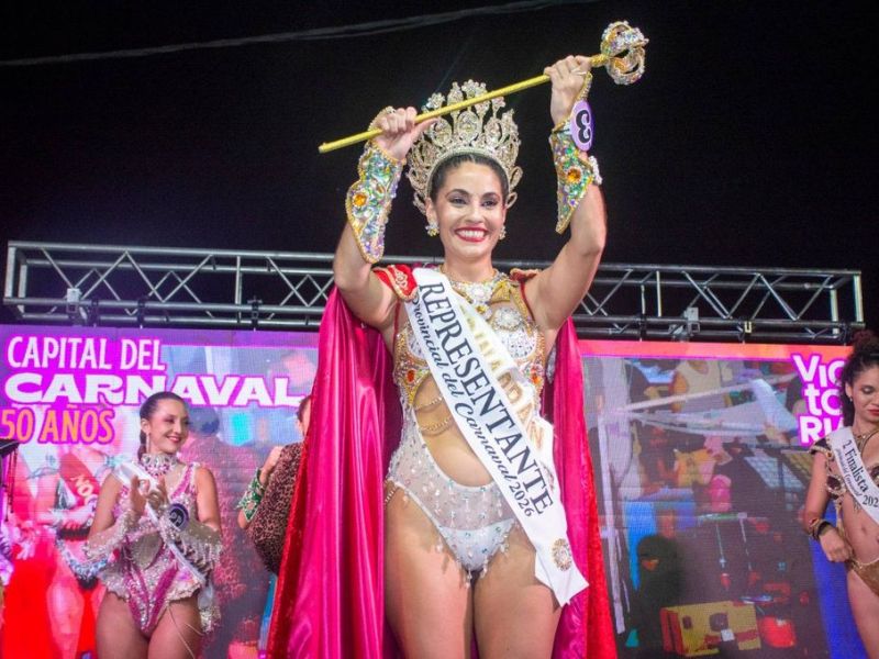 Ana Paula Larrosa es la nueva Reina Provincial del Carnaval