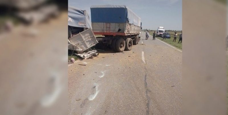 Ruta Nacional 34: dos camiones chocaron de frente, hay heridos y se debió cortar el tránsito