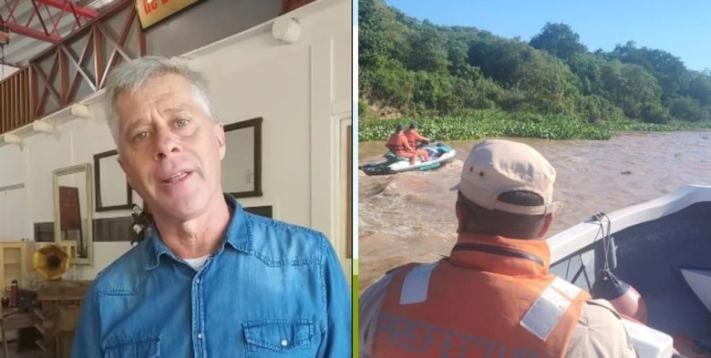 Reconquista: continúa la búsqueda del empresario desaparecido en el río Paraná