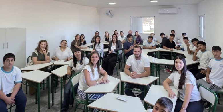 El programa «1.000 aulas» habilitó una nueva aula en el paraje Cacique Ariacaiquín