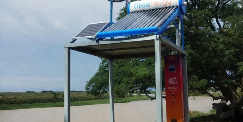 Saladero Cabal: Recuperan y habilitan el sistema termosolar del camping