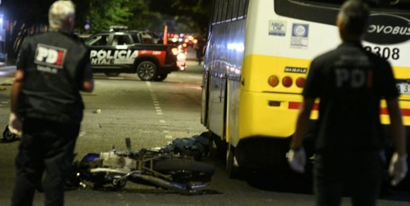 Falleció un motociclista tras un choque en el centro de la ciudad de Santa Fe