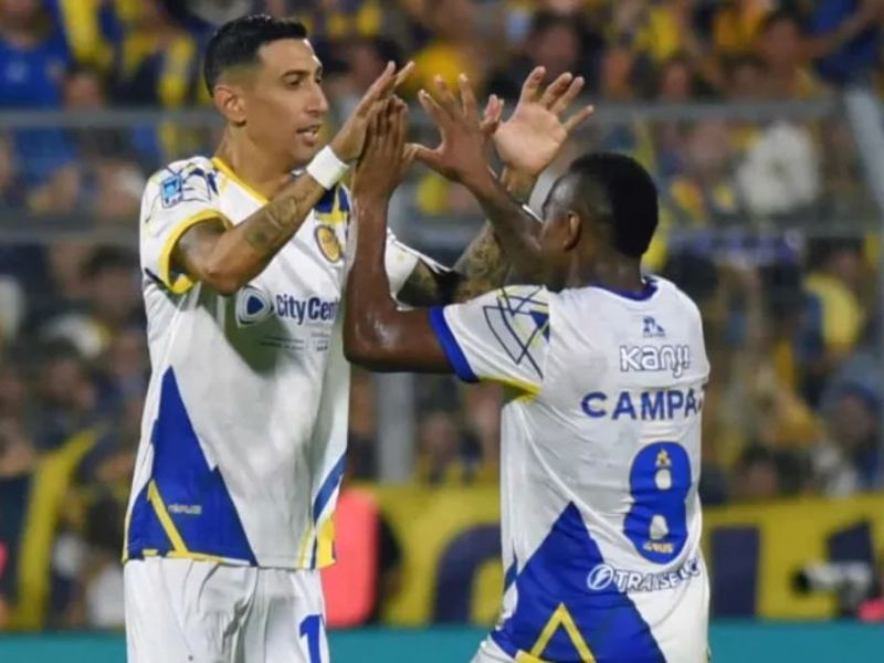 Central revirtió el partido y venció a Banfield en Arroyito con el ingreso clave de Di María