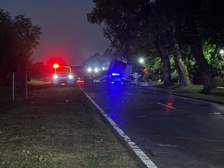 Choque de camiones en la Ruta Nacional 33: un fallecido