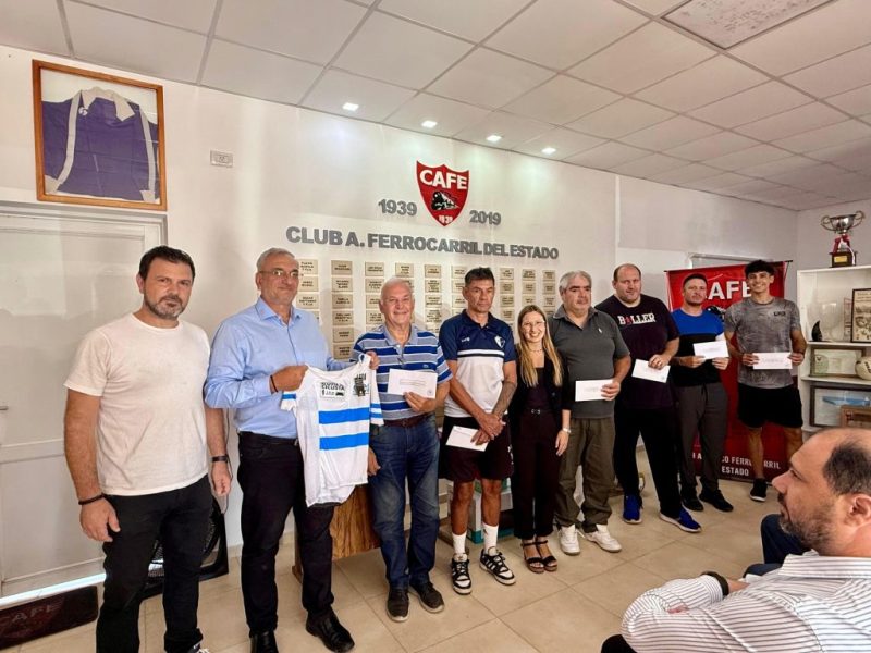 Calvo se reunió con representantes de instituciones deportivas de Rafaela