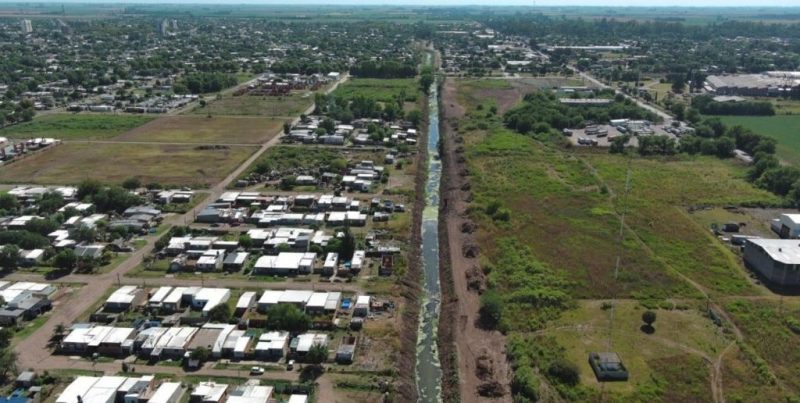Casilda: finalizó la limpieza del Canal Candelaria