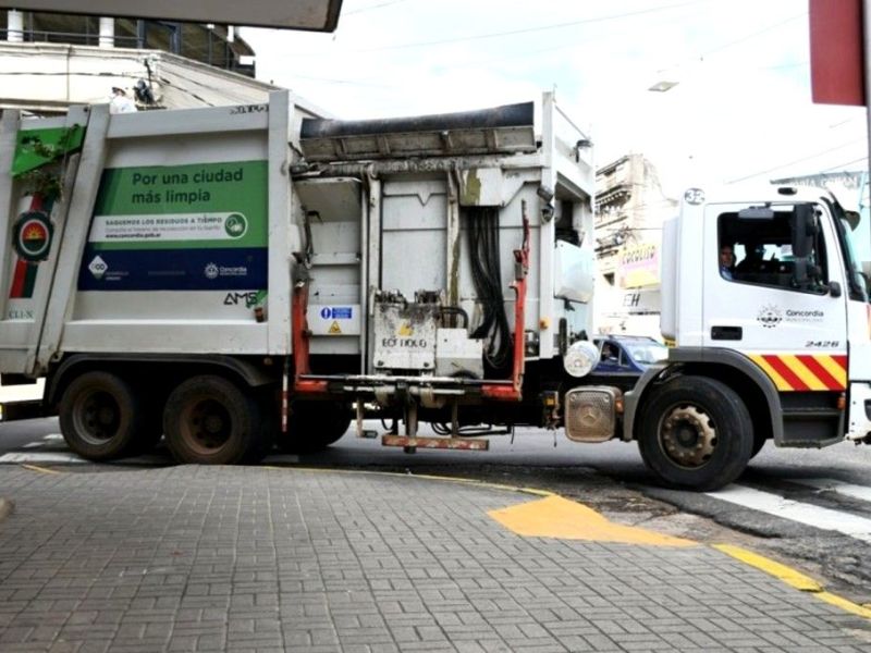 La Municipalidad de Concordia concesionará el servicio de recolección de residuos
