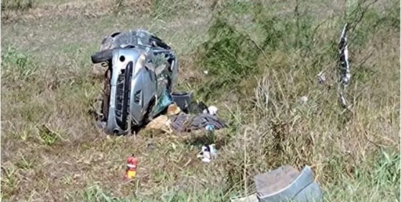 Despiste y vuelco fatal en Ruta Nacional 14: murió una beba que viajaba con sus padres