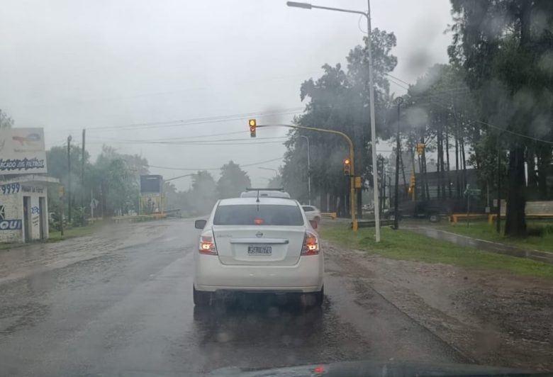 Las lluvias escenifican el feriado largo en el norte santafesino