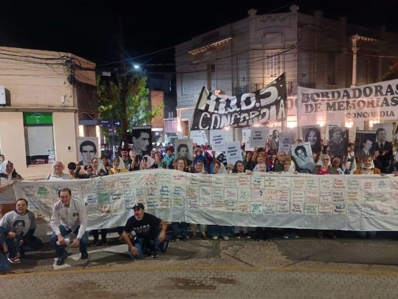Con un acto y una marcha, Concordia conmemoró el Día de la Memoria
