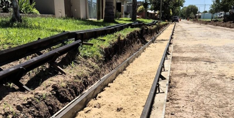El Trébol: pavimentación avanza en su segunda etapa