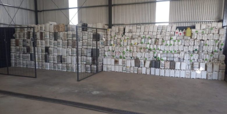 El Centro de Acopio Transitorio (CAT) de Pilar gestionó 70 toneladas de envases fitosanitarios en su primer año