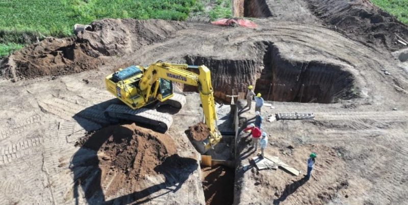 El Gobierno de Santa Fe intensifica obras hídricas en el Bajo Peretti