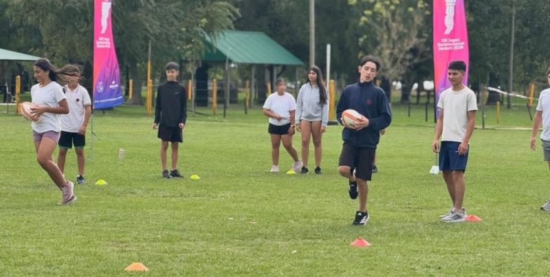Pilar albergó una jornada recreativa como parte de la preparación para los Juegos Suramericanos