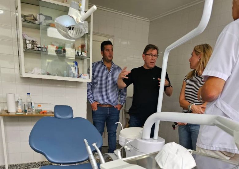 Borla recorrió efectores de salud pública del departamento San Justo