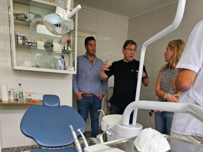 Borla recorrió efectores de salud pública del departamento San Justo