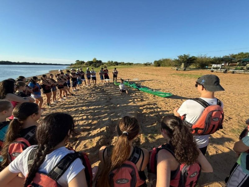 Comenzó el programa Kayak para Escuelas en el Parque Provincial Islas y Canales Verdes