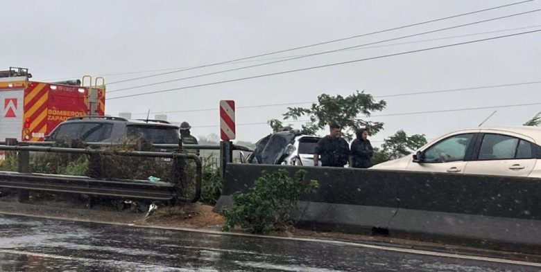 Accidente fatal en la Ruta Nacional 168, en el ingreso a Santa Fe: murió una conductora