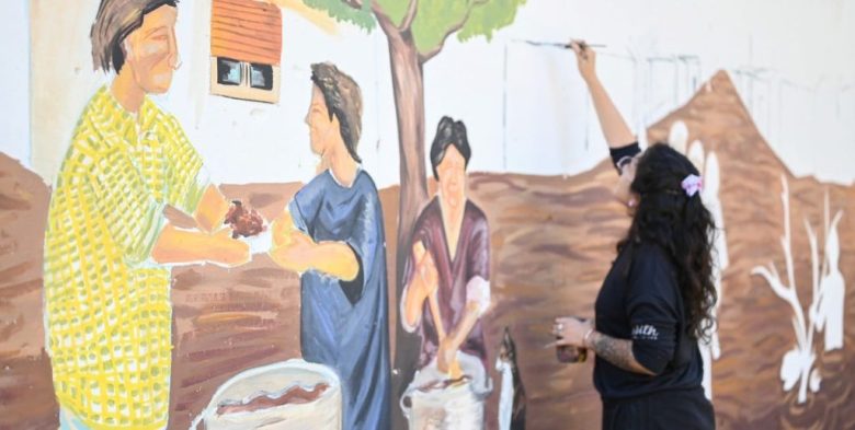 Villa Gobernador Gálvez conmemora la inundación de 1986 con mural y testimonios