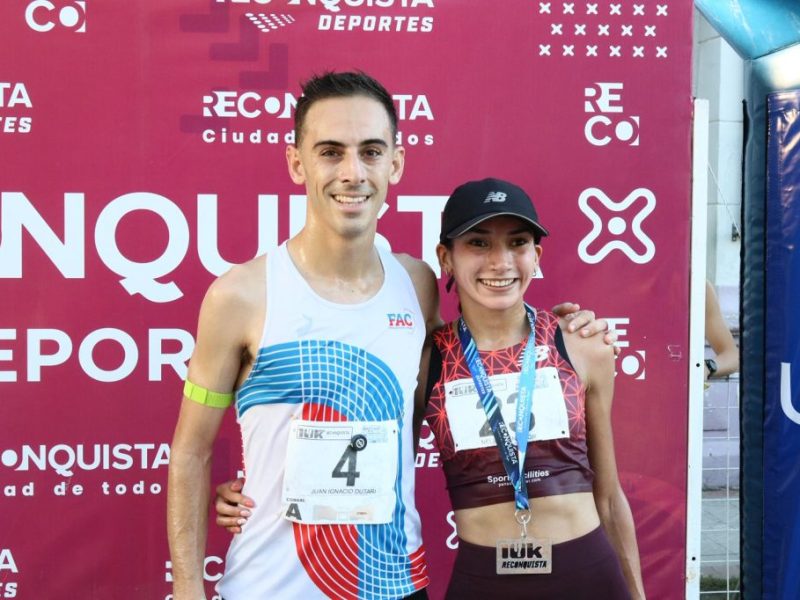 Juan Ignacio Dutari y Nélida Peñaflor ganaron los 10K Reconquista en su edición 2026