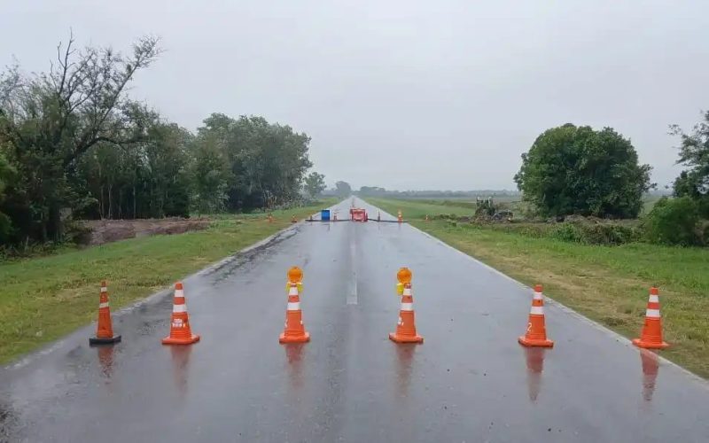 Cuándo habilitan el tránsito en la Ruta Nacional 34 tras el colapso de una alcantarilla