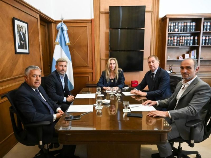 Frigerio y Karina Milei abordaron agenda de obras en rutas nacionales