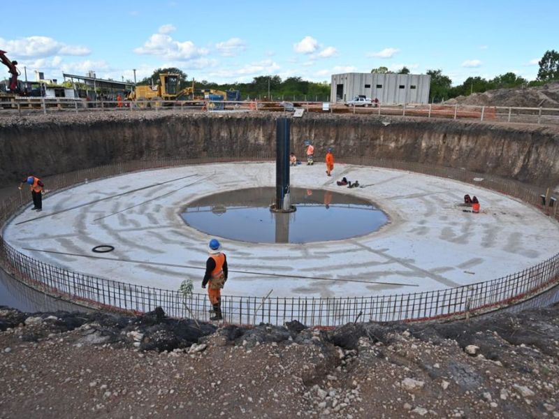Impulsan una obra clave de saneamiento en Concepción del Uruguay