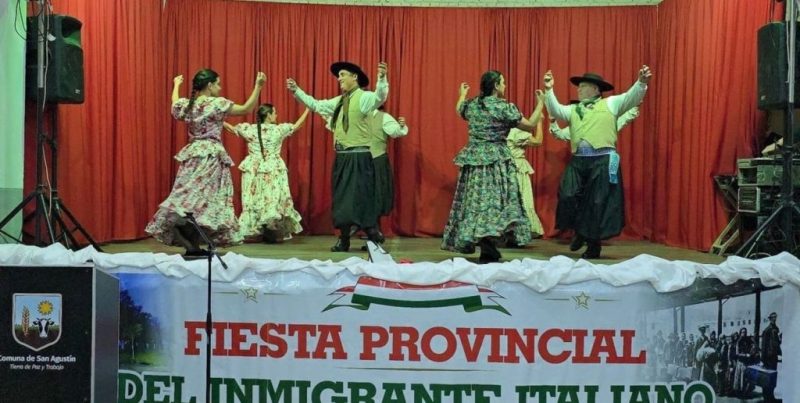 San Agustín celebra la Fiesta Provincial del Inmigrante Italiano con gastronomía, música y danzas