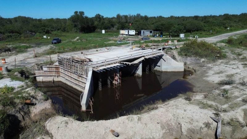 Avanza el nuevo puente para conectar Vera con Paraje Caraguatay