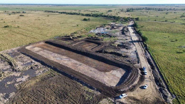 Alejandra: la obra de cloacas lleva realizada más de la mitad