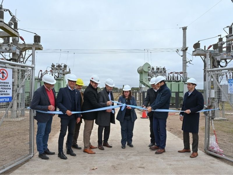 Los gobernadores de Entre Ríos y Santa Fe inauguraron en General Ramírez una Subestación Transformadora